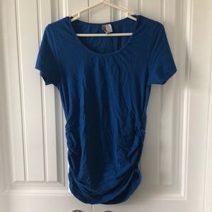 Blue maternity t-shirt